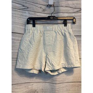 Zadig & Voltaire White Leather Shorts Size 34/XS
